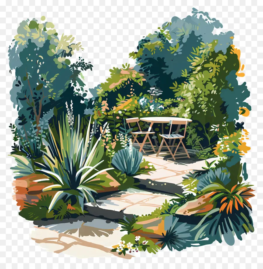 Jardin Moderne，Jardin PNG