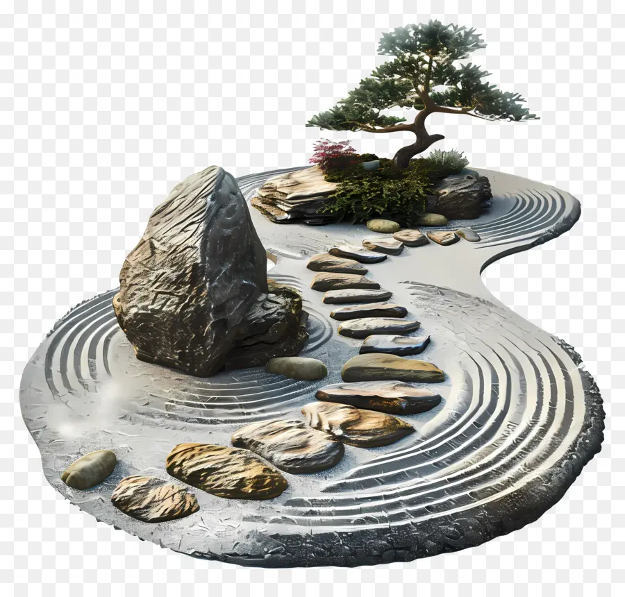 Jardin Zen，Jardin De Rocaille PNG