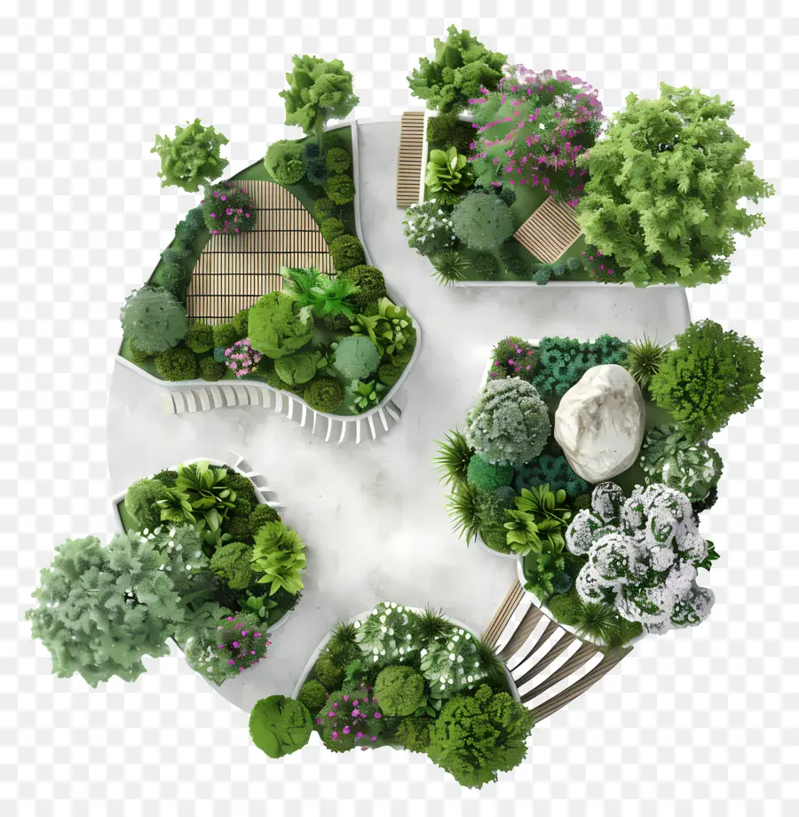 Jardin Moderne，Aménagement De Jardin PNG