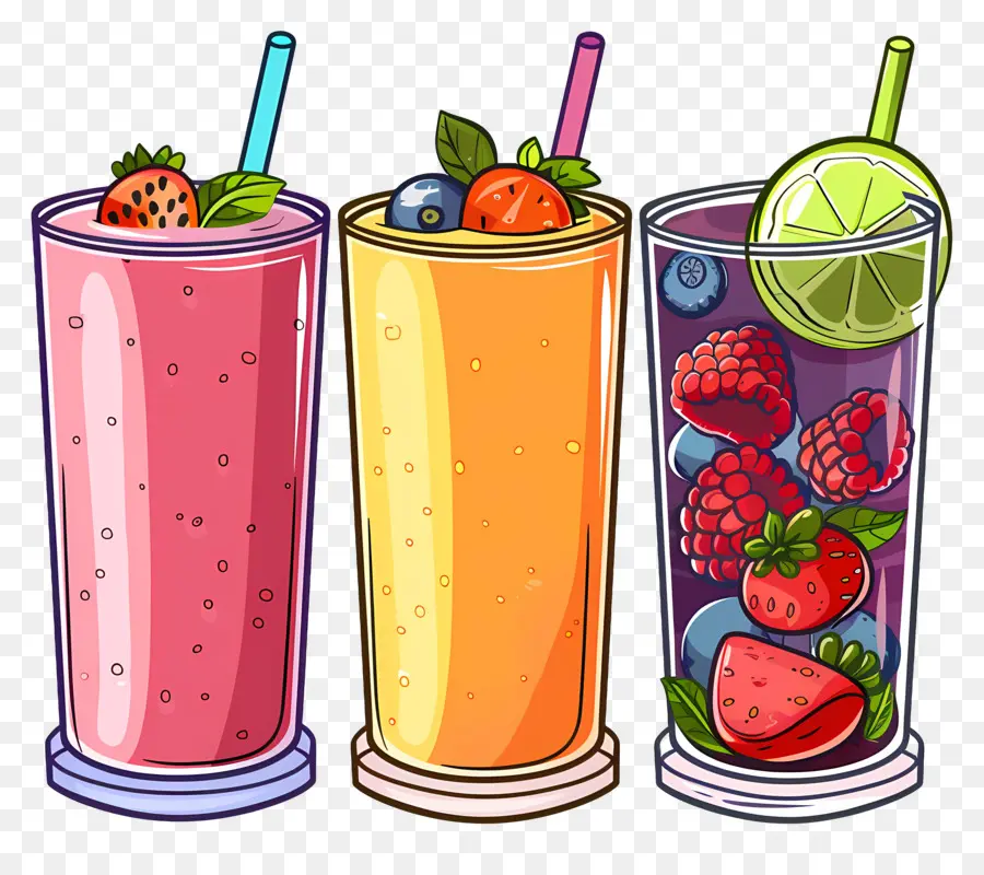 Smoothies，Smoothies Aux Fruits PNG