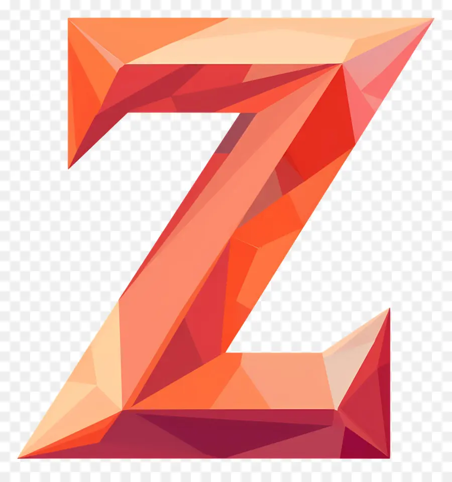 La Lettre Z，Formes Polygonales PNG