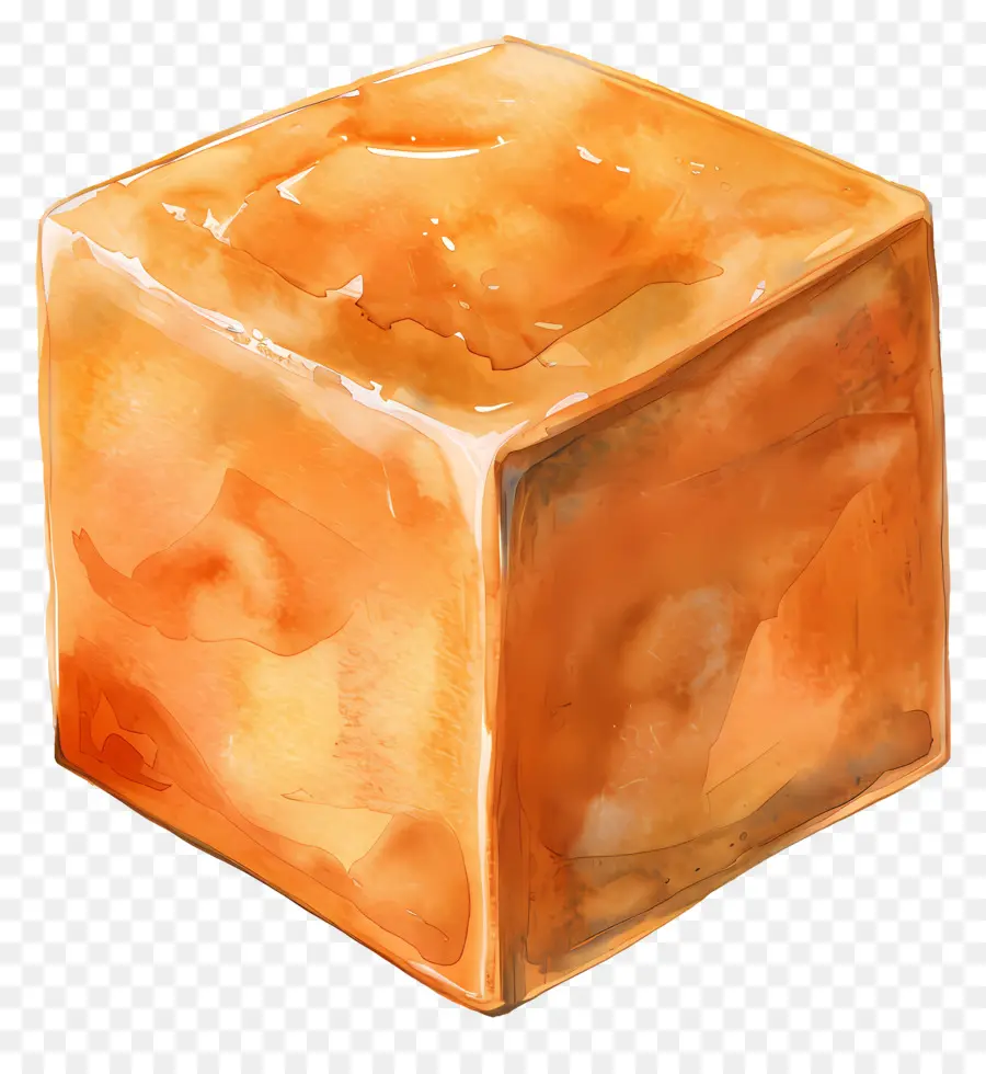 Cube De Caramel，Fromage PNG