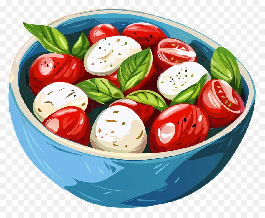 Salade Caprese，Tomates Cerises PNG