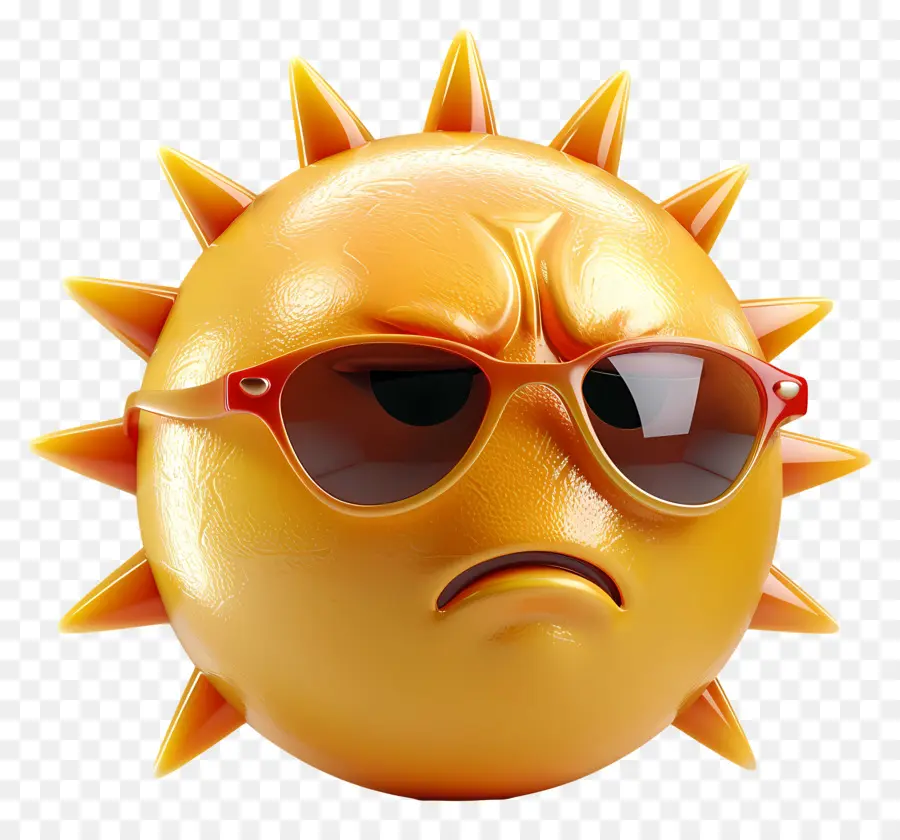 Face Au Soleil，Emoji PNG