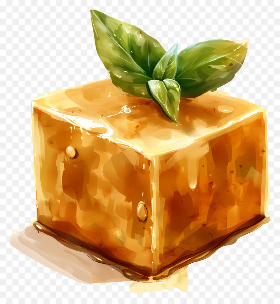 Cube De Caramel，Fromage PNG