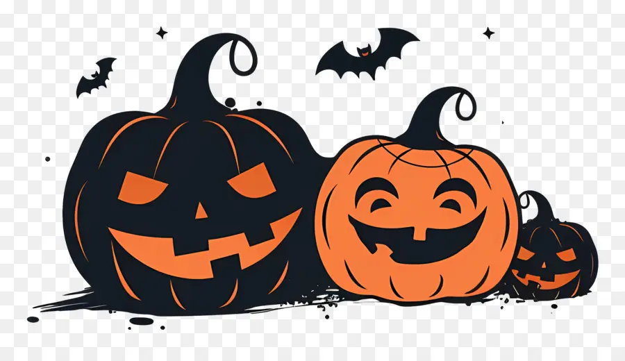 Citrouilles D'halloween，Halloween PNG