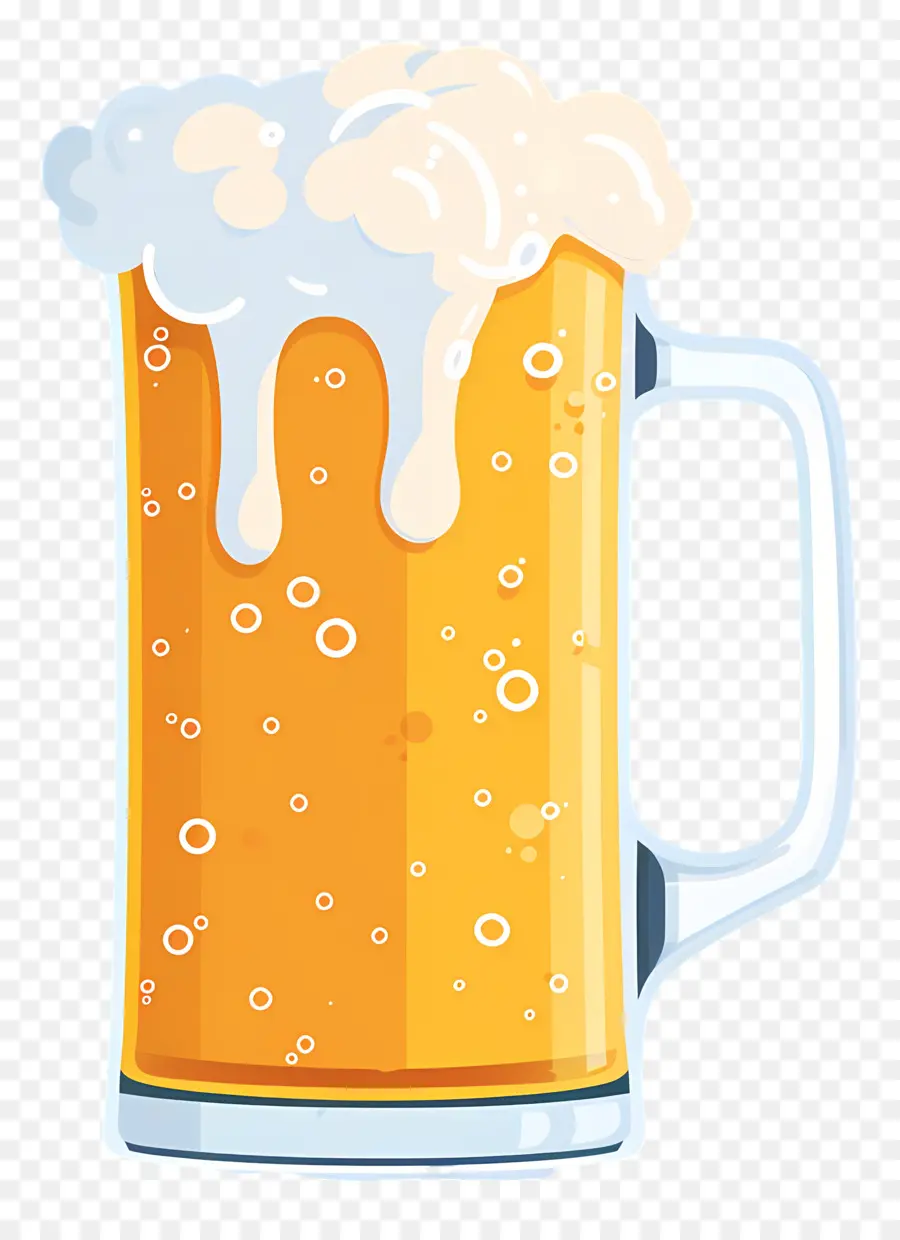 La Bière，Mug En Verre PNG