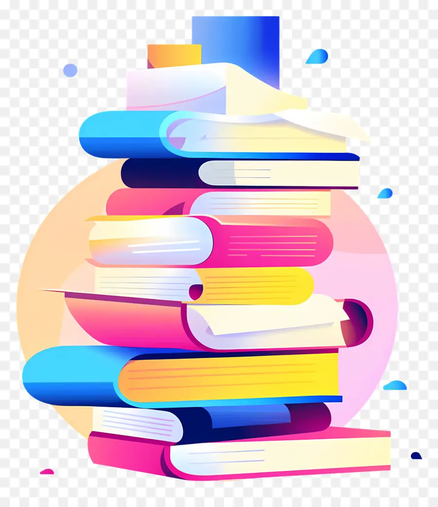 Pile De Papiers，Pile De Livres PNG