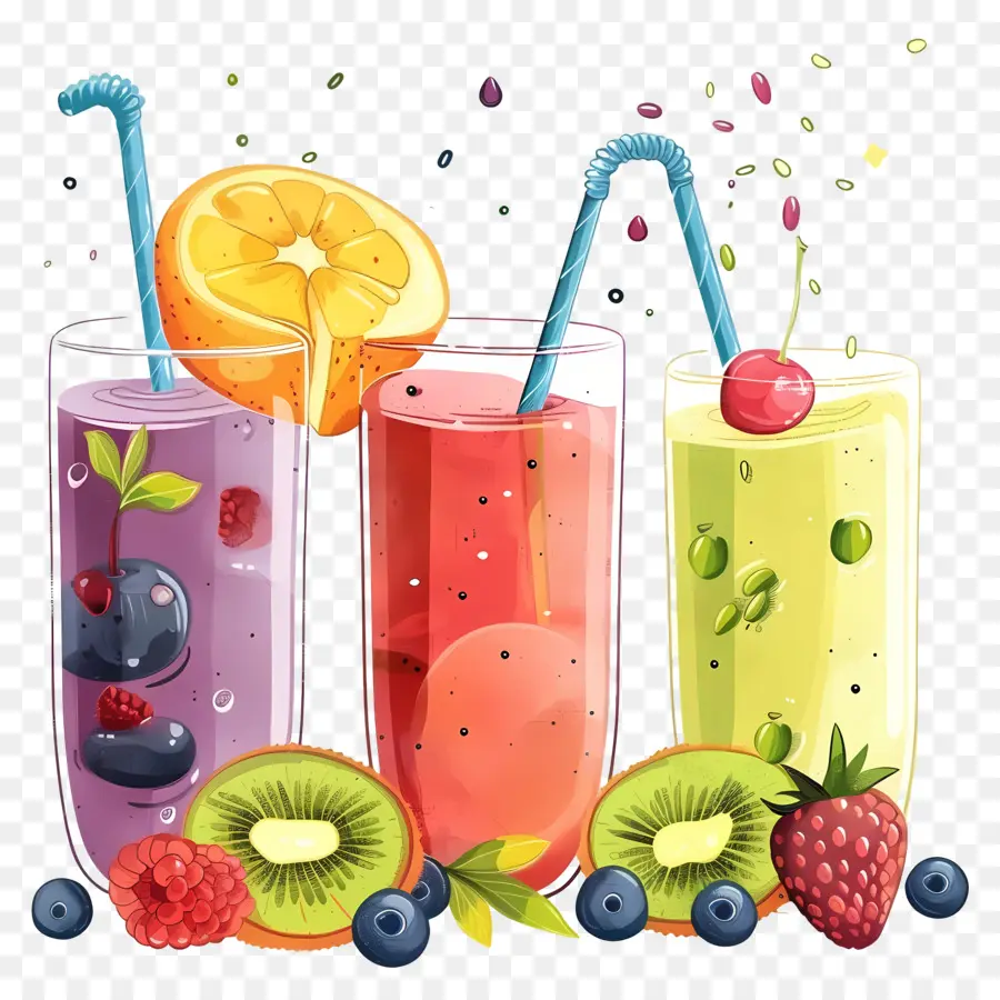 Smoothies，Boissons Aux Fruits PNG