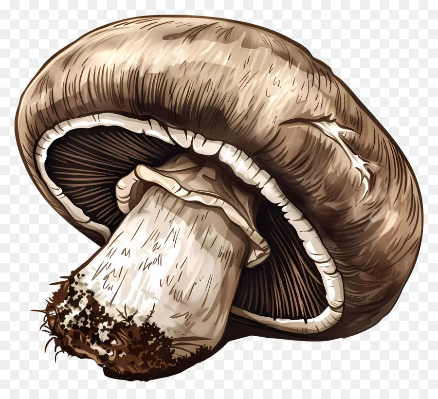 Champignon Portobello，Champignon PNG