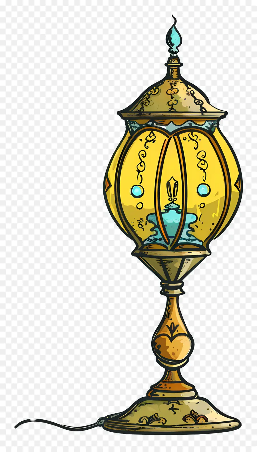 Islamique De La Lampe，Lampe à Huile Perse PNG