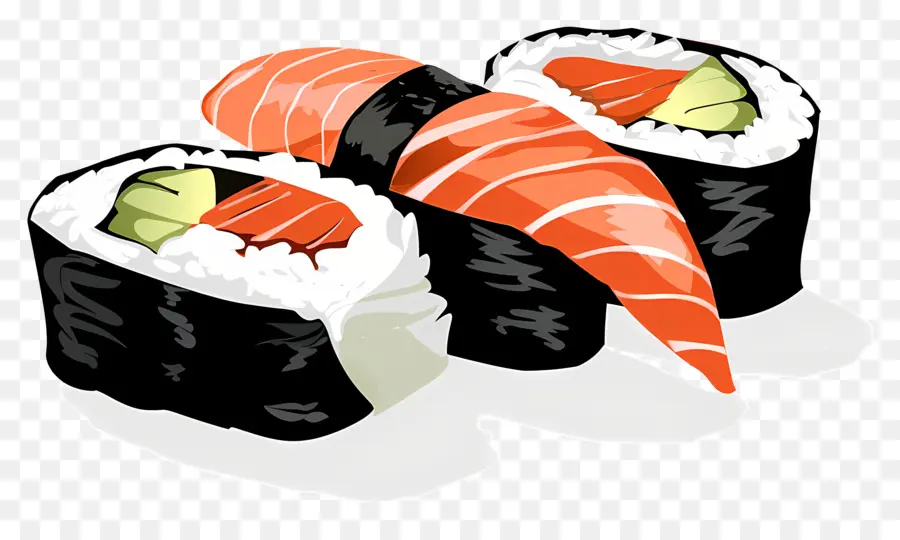 Sushi，Les Rouleaux De Sushi PNG