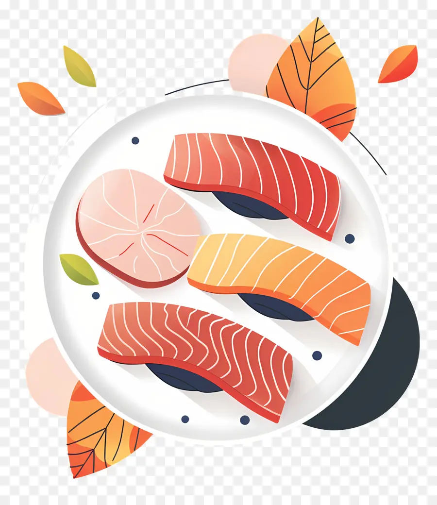 Sashimi，Saumon PNG