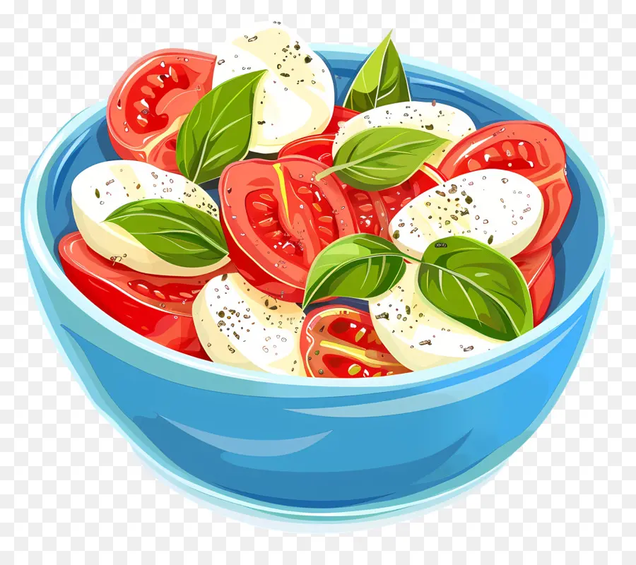 Salade Caprese，Fromage Mozzarella PNG