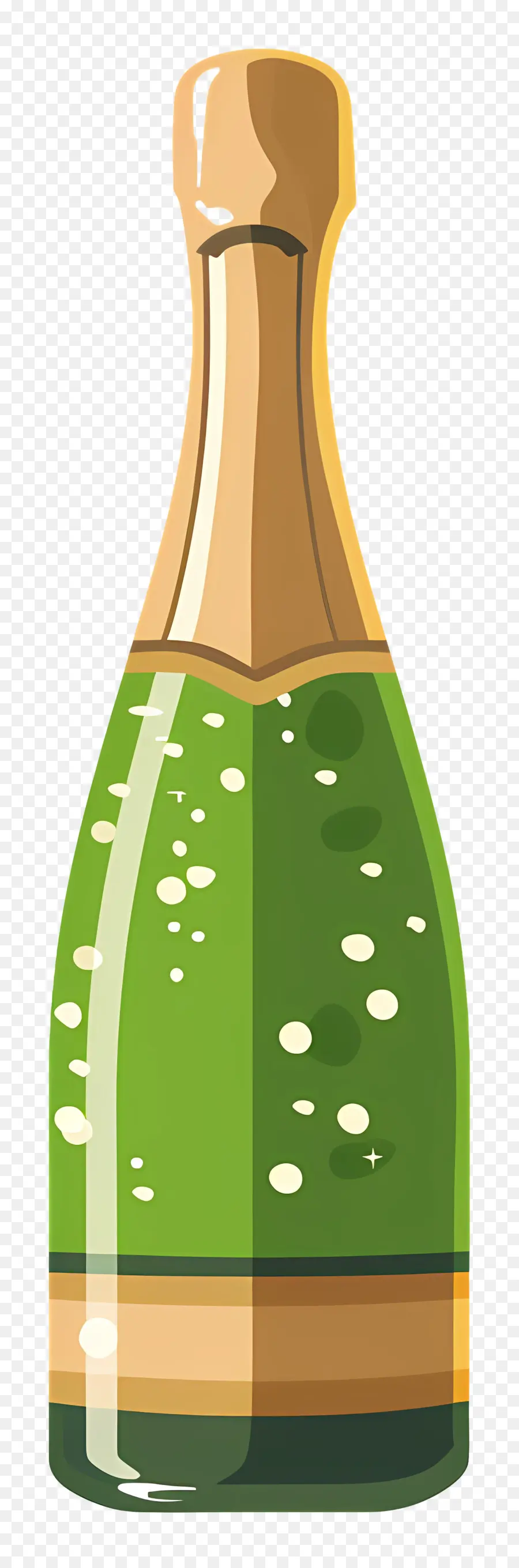 Bouteille De Champagne，Bouteille De Liquide Vert PNG