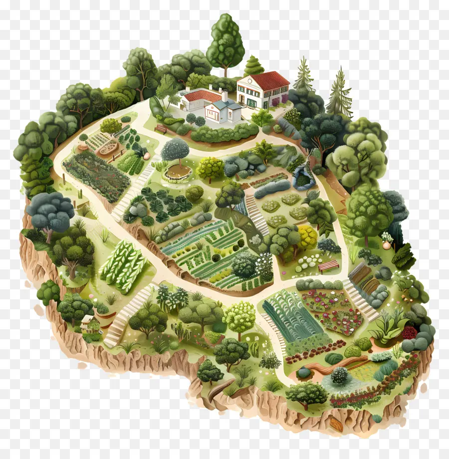 Jardin De Permaculture，Jardin PNG