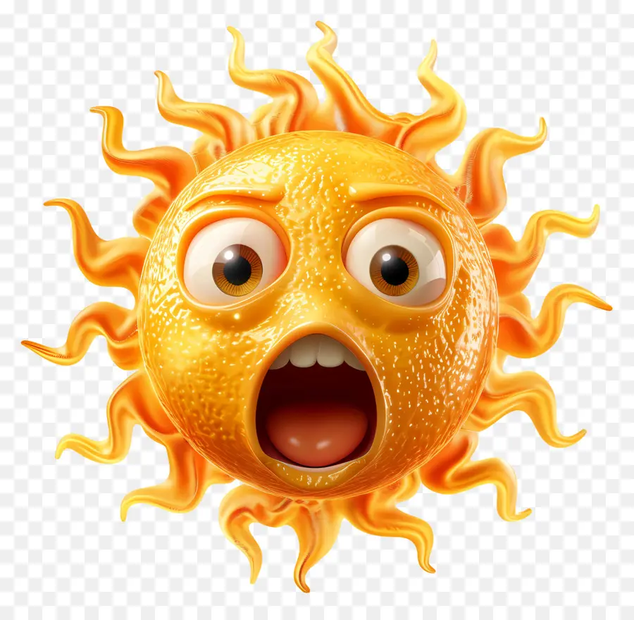 Face Au Soleil，Emoji PNG