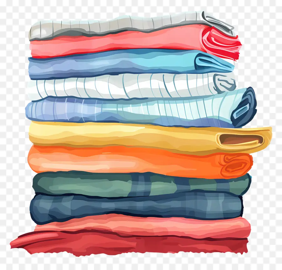 Pile De Tissu，Vêtements PNG