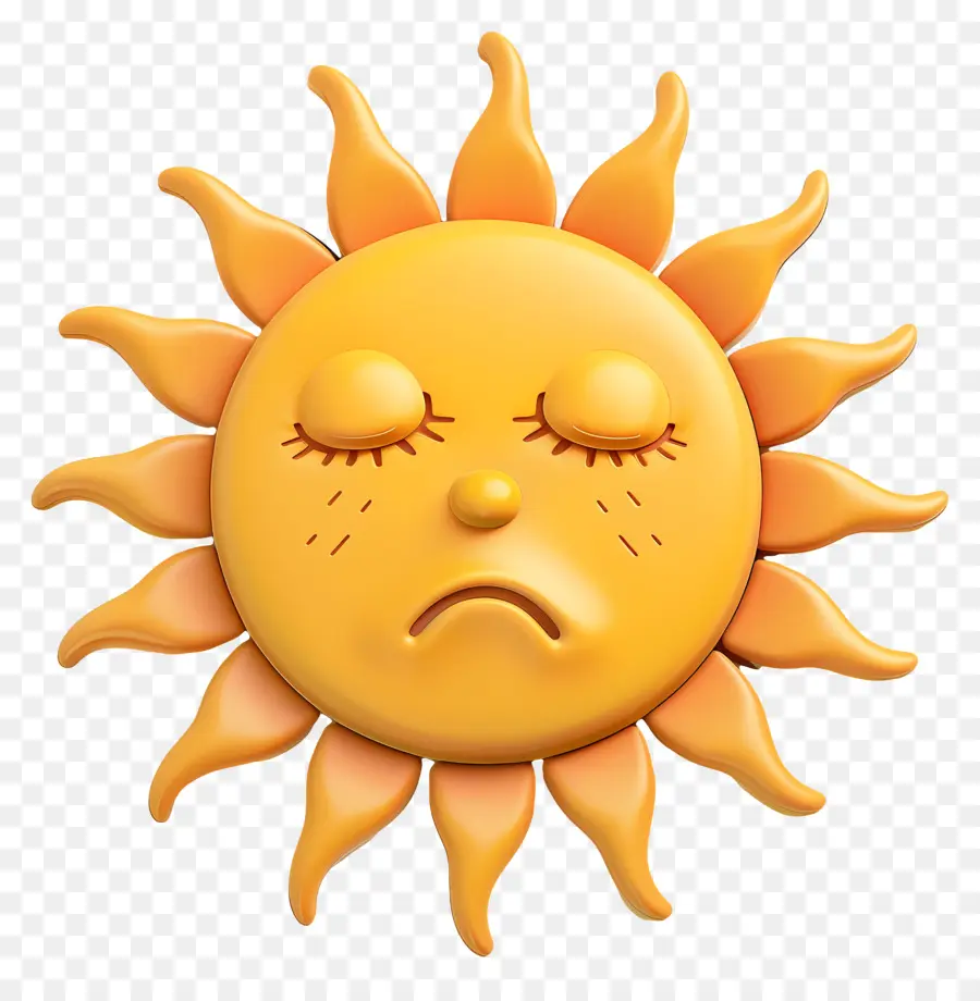 Face Au Soleil，Emoji PNG