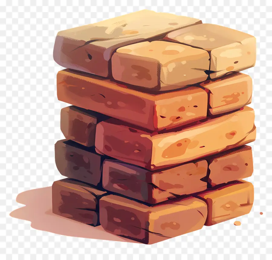 Pile De Briques，La Texture De Brique PNG