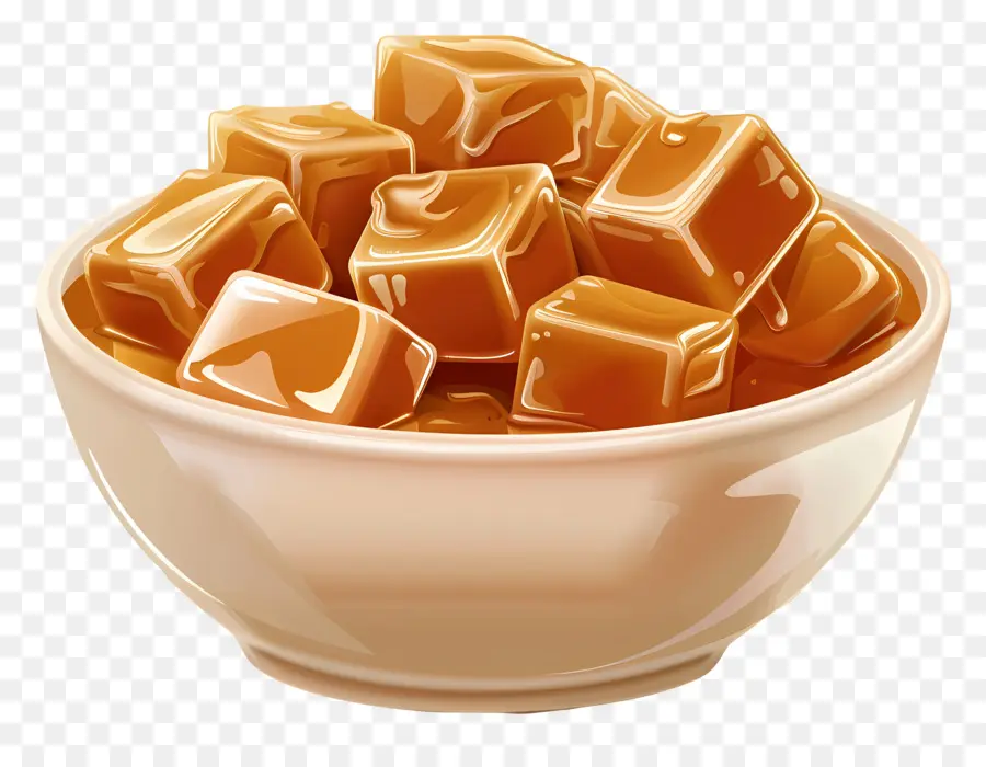 Cube De Caramel，Caramel PNG