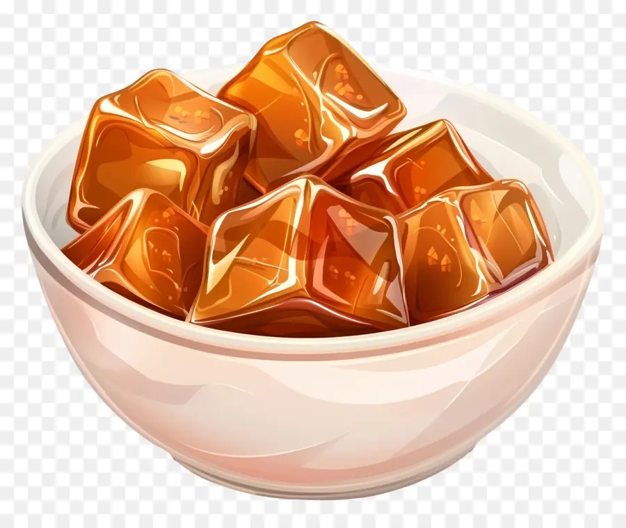 Cube De Caramel，Cubes De Sucre Au Gingembre PNG