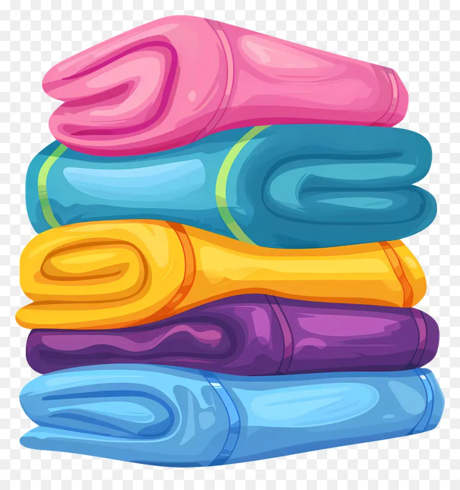 Pile De Serviettes，Vêtements PNG