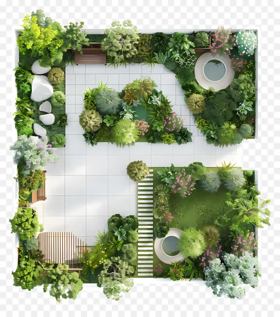 Jardin Moderne，Jardin PNG