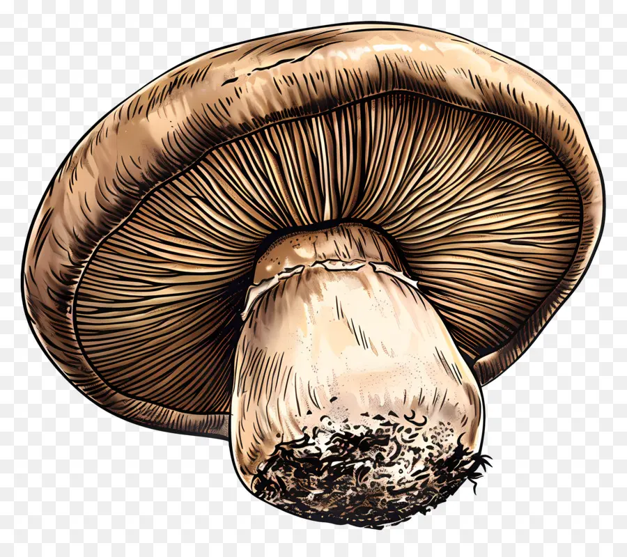 Champignon Portobello，Champignons PNG