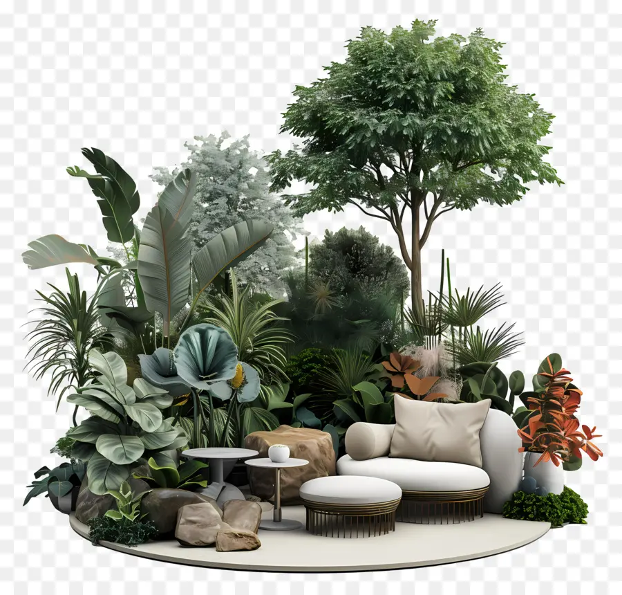 Jardin Moderne，Jardin PNG