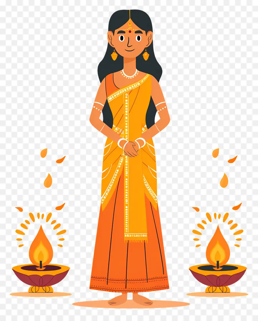 Diwali，Femme PNG