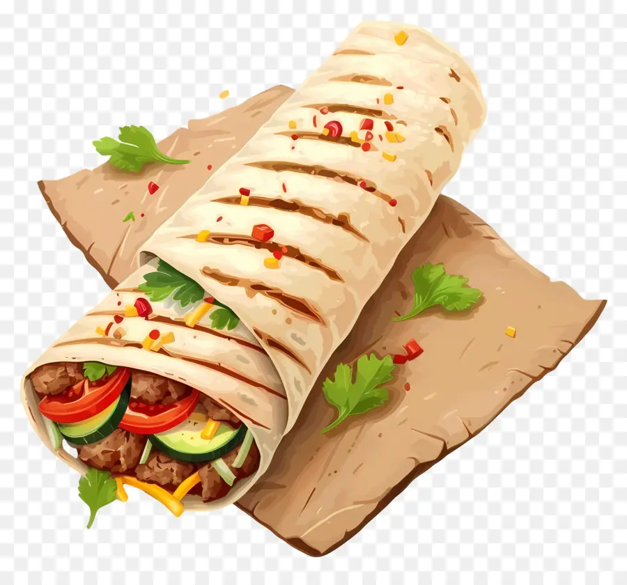 Enveloppe Grillée，Demande Envelopper PNG