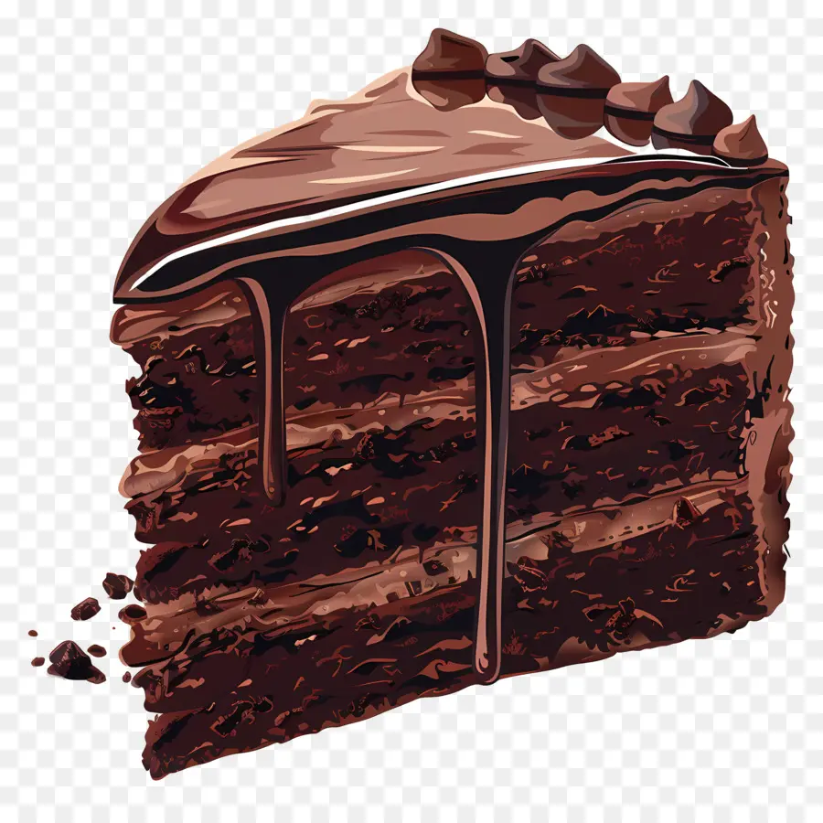 Gâteau Au Chocolat，Dessert PNG