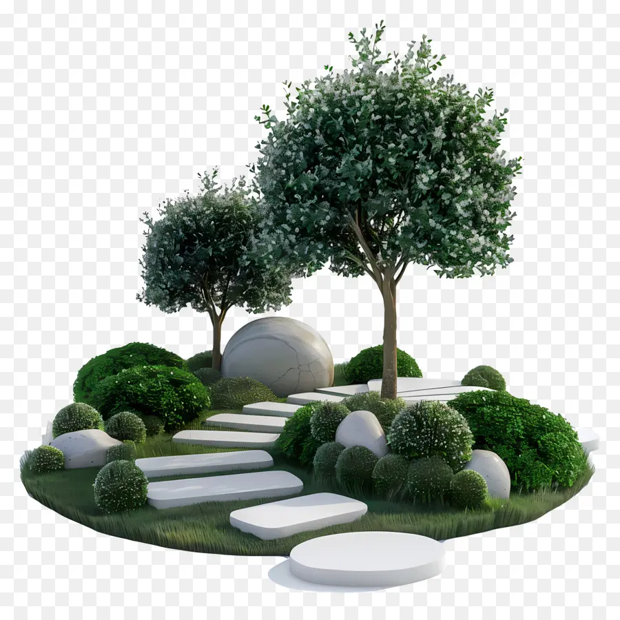 Jardin Moderne，Jardin PNG