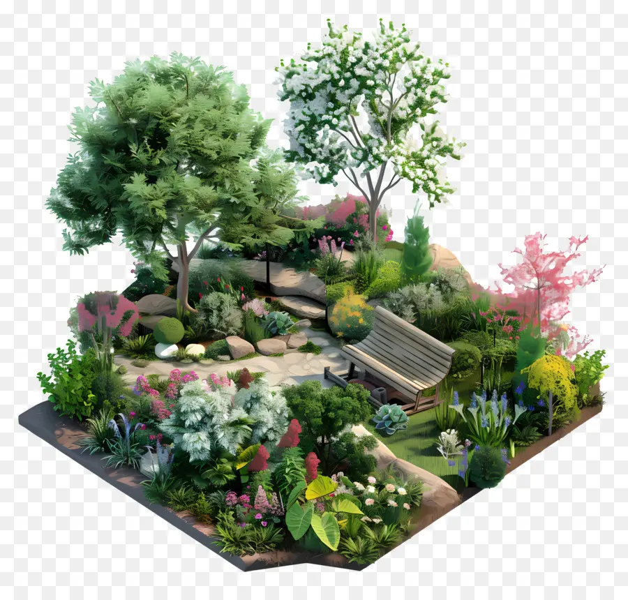 Jardin à L'anglaise，Jardin PNG