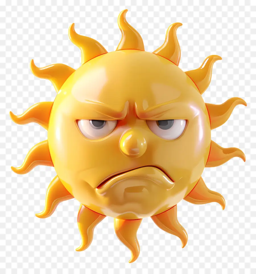 Face Au Soleil，Emoji PNG