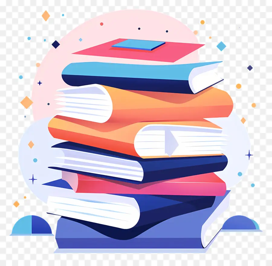 Pile De Papiers，Livres PNG