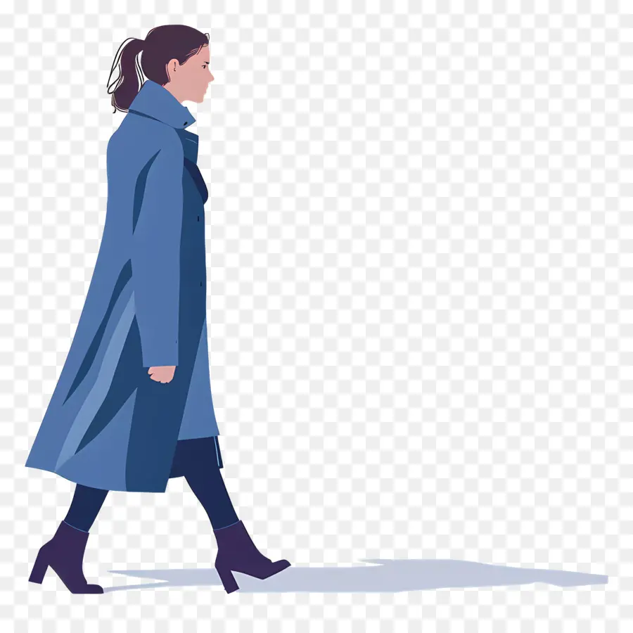 La Marche Femme，Trench Coat PNG