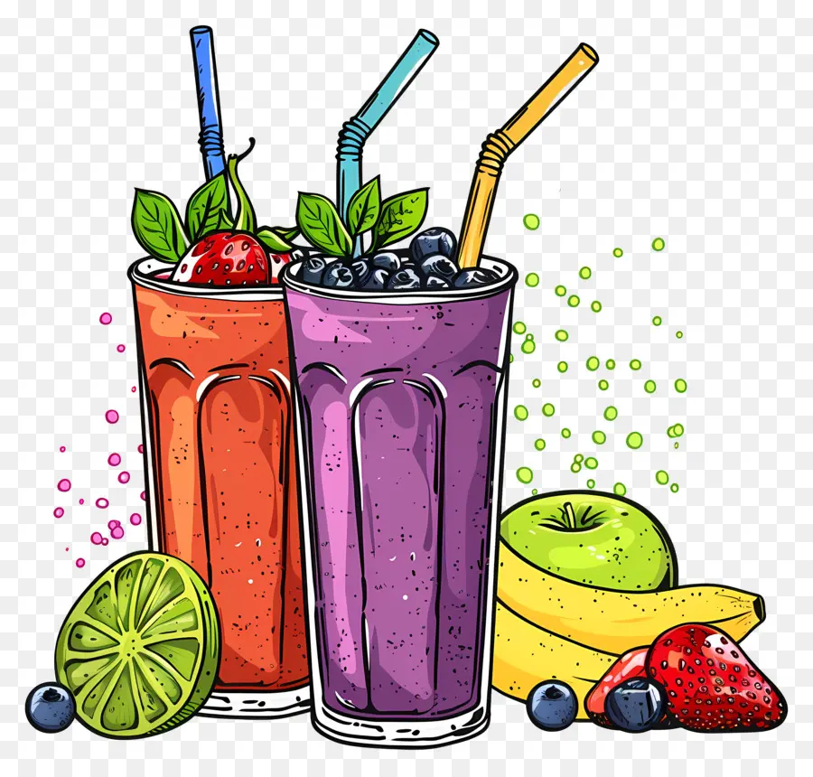 Smoothies，Smoothie Aux Fruits PNG