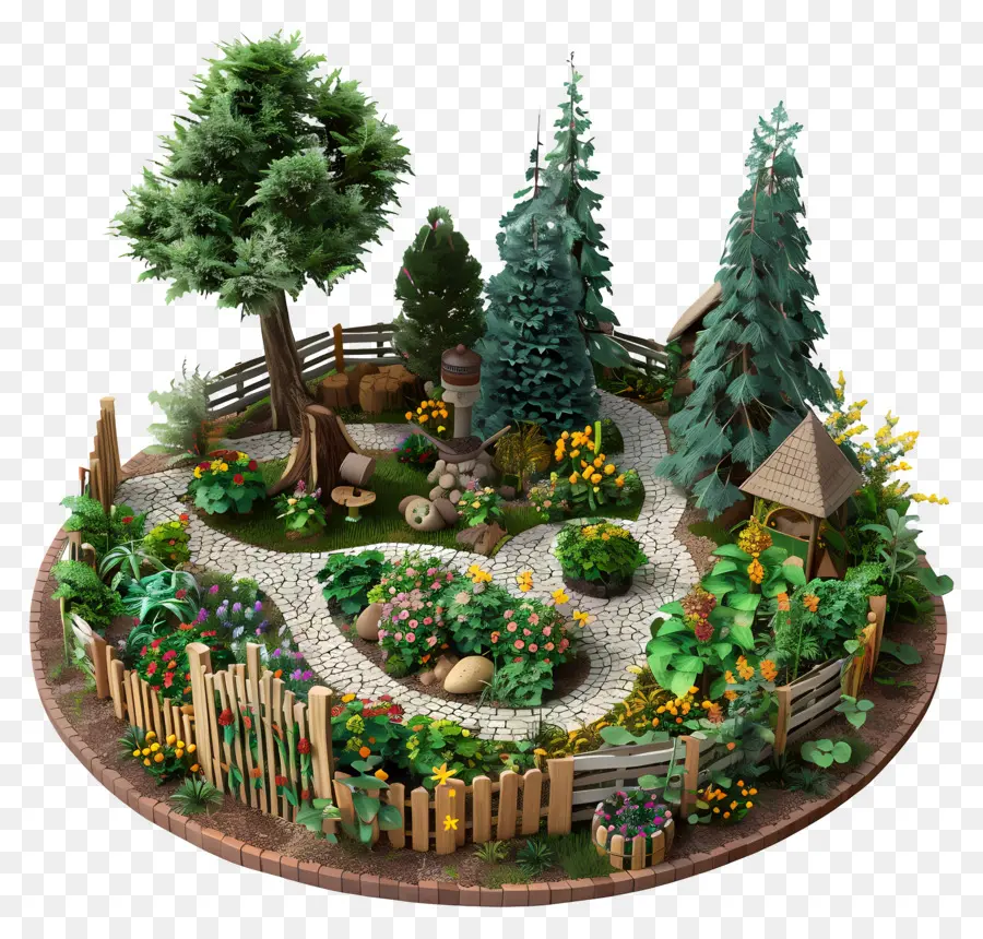 Jardin De Permaculture，Petit Jardin PNG