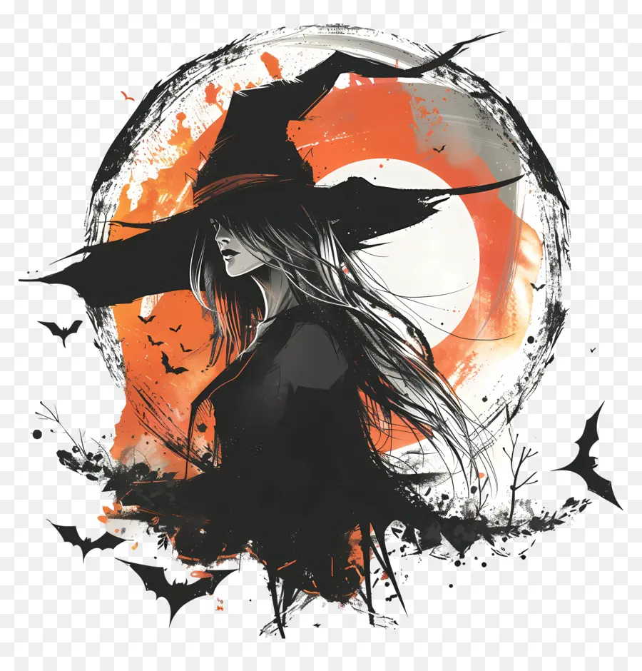 Halloween, Sorcière，Sorcière PNG