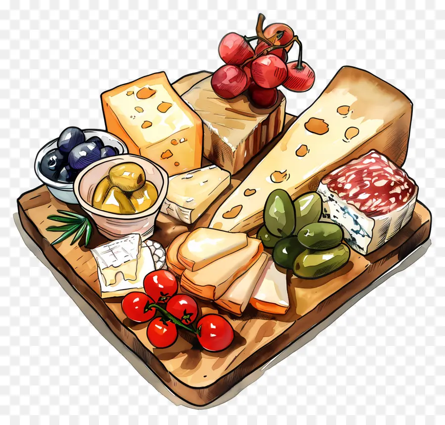 Plateau De Fromage，Plateau De Fromages PNG