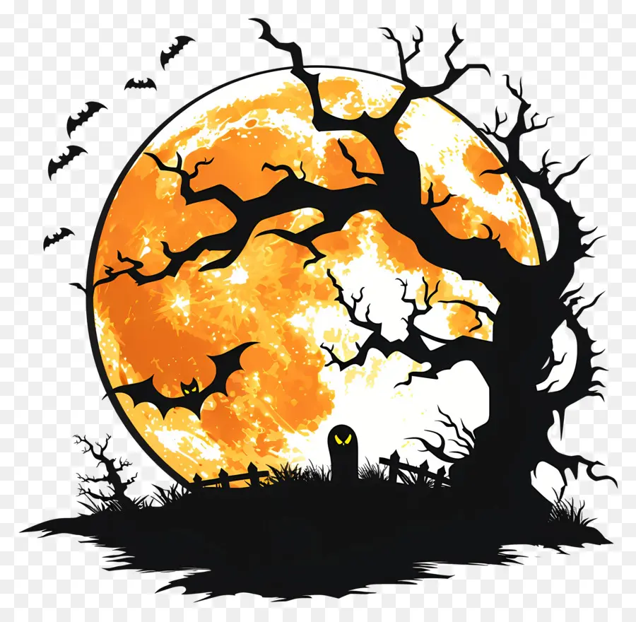 Halloween，Lune PNG