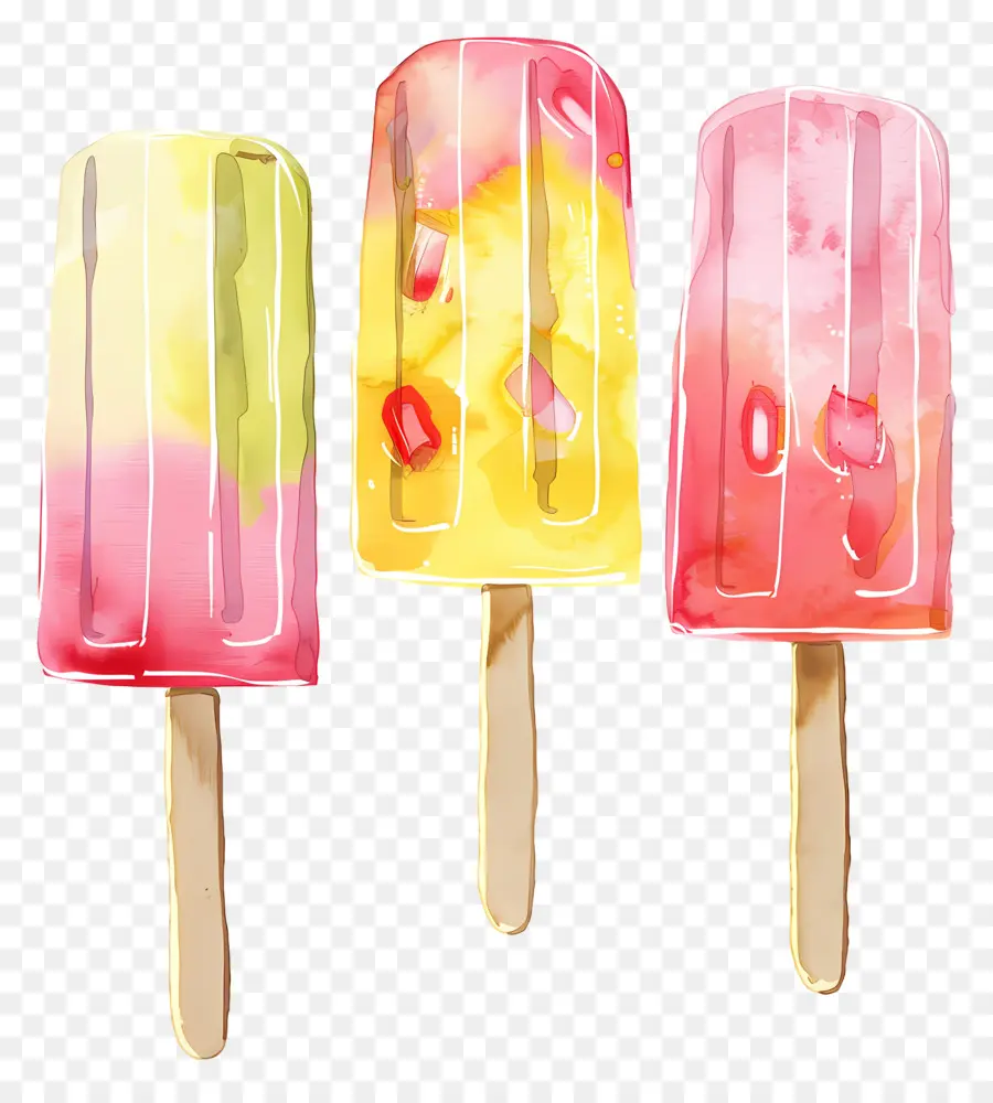 Glaces Glacées，Glaces Colorées PNG