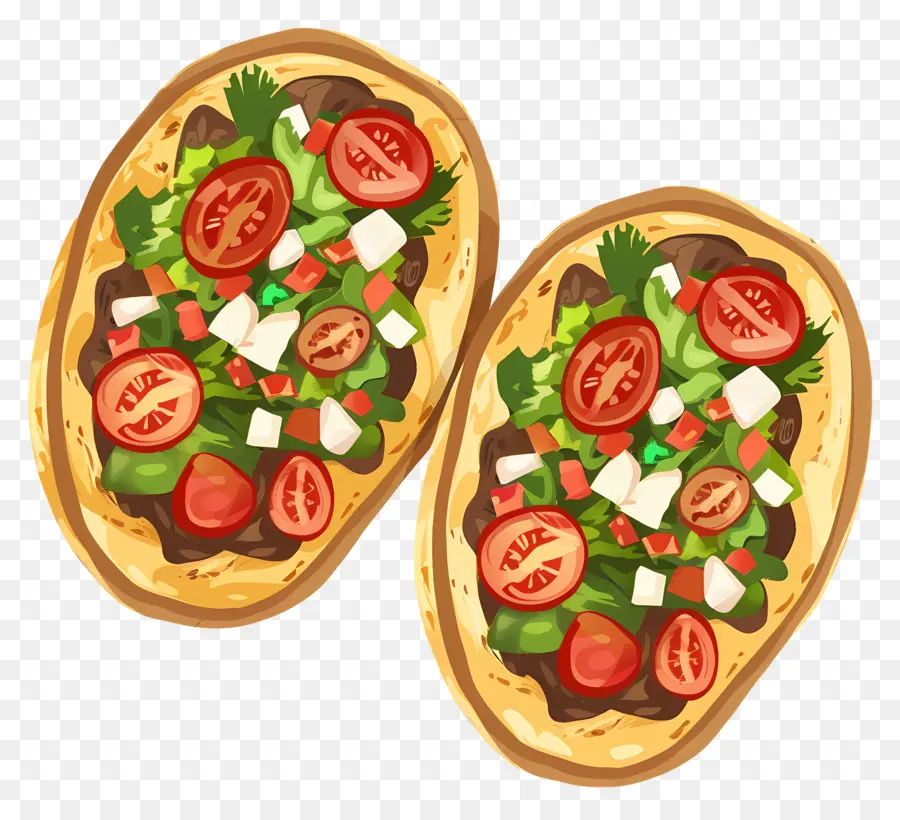 Toasts，Pizza à Pain Plat PNG