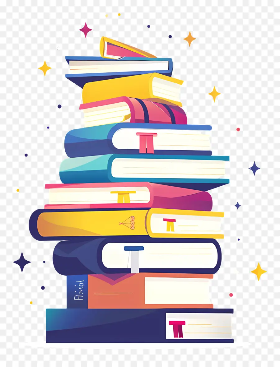 Pile De Livres，Livres PNG