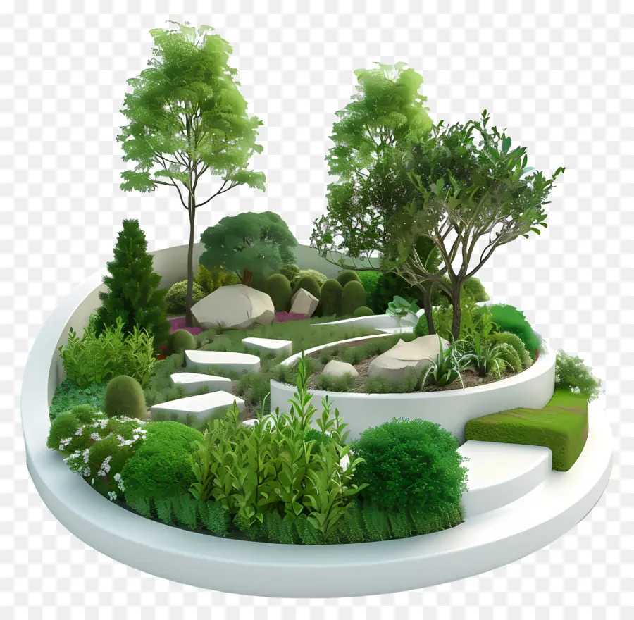 Jardin Moderne，Chemin Du Jardin PNG