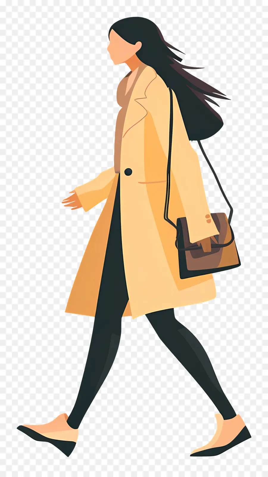 Femme Qui Marche，La Mode PNG