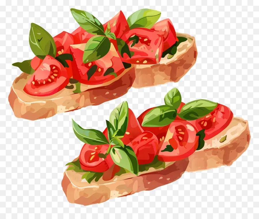 Bruschetta，Toast PNG