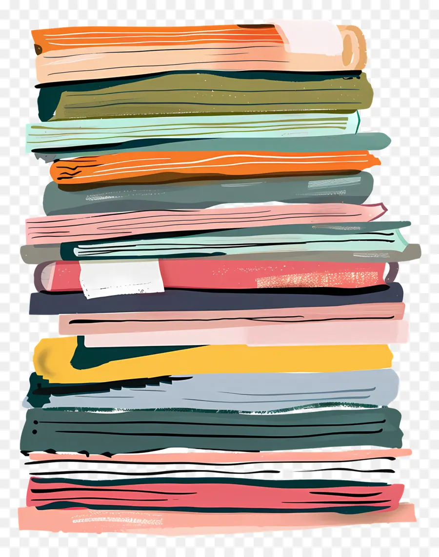 Pile De Papiers，Papier PNG